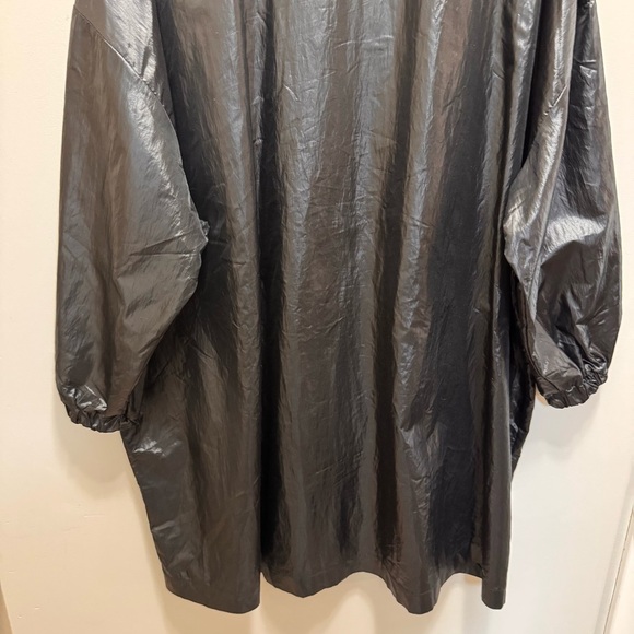 Kate Hewko Black Oversized One Size Nylon Jacket - Picture 7 of 8